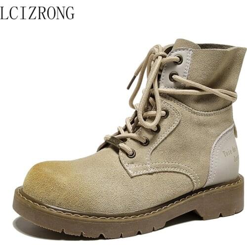 LCIZRONG Autumn Winter New European American Style Women Boots Round Head Wild Woman Boots Retro Ladies Ankle Boots Short Boots