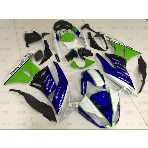 Zx6r 2009 - 2012 Motorcycle Fairing Ninja Zx-6r 2010 Fairings 636 Zx-6r 2011 Blue White Green Bodywork