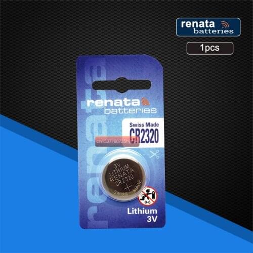 1pack 100% original brand new lithium Batteries renata CR2320 150mAh For car key High-Performance Button Battery coin cell