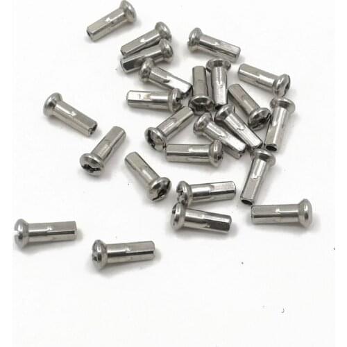 10 G Diameter 3.1 - 3.2 mm Diameter Suitable Spokes Using Screw Nipples 304 Stainless Steel Material 19.15 mm Longer Spoke Caps