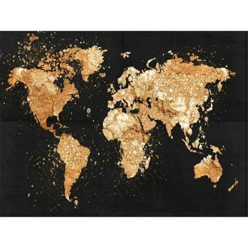 5D Diy Diamond Mosaic Abstract World Map Diamond Painting Full Square Round Embroidery Sale Graffiti Home Decor