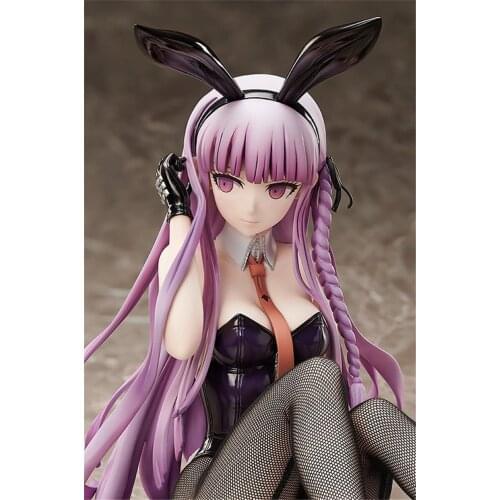 Anime FREEing Kirigiri Kyouko Bunny Girl Action Figure Model Toys B-style Danganronpa Tragger PVC Sexy Girl Adult Collection