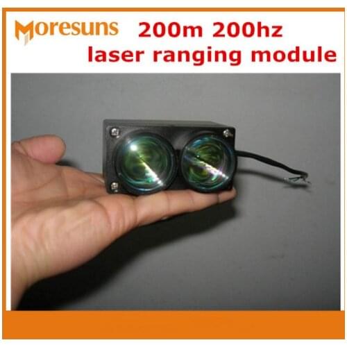 Free Ship UART (TTL leve)/SPI/RS485/RS232/200M 200hz laser Ranging Module/ laser Range Sensor/ laser distance Measurement Sensor