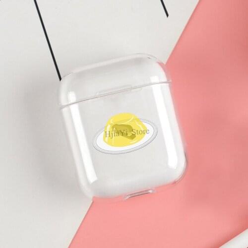 Stapler in jello The Office Cases For Apple AirPods 1 2 Case Clear Wireless Bluetooth Earphone Case Protective Shell