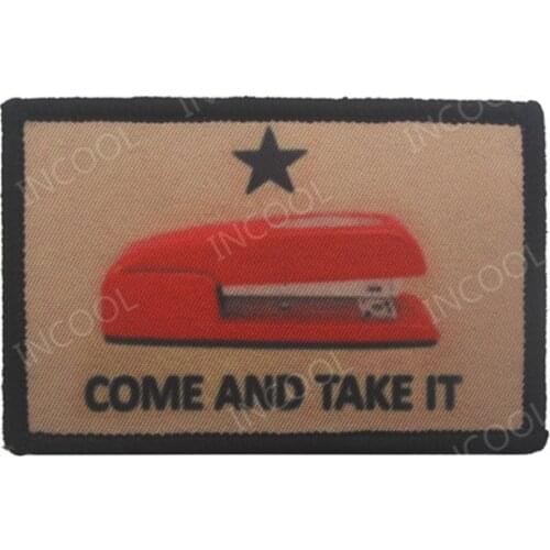 Come and Take It Embroidery Patch US Army Military Patch Tactical Patch Emblem Appliques Embroidered Badges For Clothing