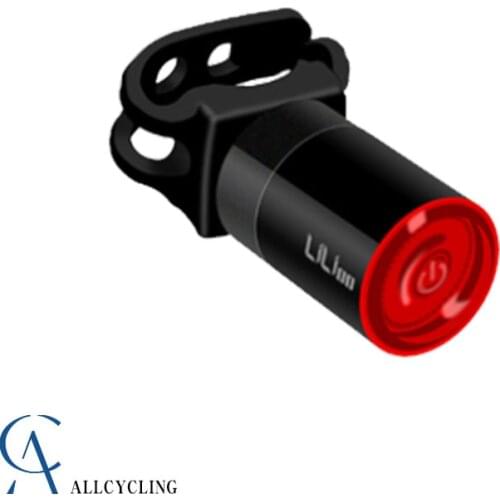 Bicycle Taillights Touch Sensing Brake Safety Warning Cycling Lamp IP65 Waterproof dustproof USB Rechargeable Portable Taillight