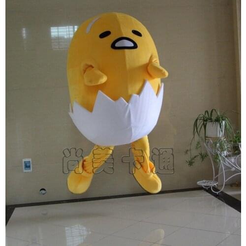 Egg Mascot Costume Chicken Eggs Shell Egg Halloween Fancy Dress Outfit Adult Mascot Costume Gift for Halloween party