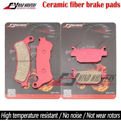Motorcycle Ceramic Front Rear Brake Pads For Honda NSS 250 Forza EX 2005-2008 NSS 250 AX Forza Z 2005-2006 NSS 250 X Forza X 200