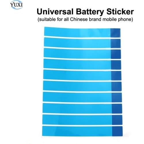 YuXi 10pcs Battery Adhesive Sticker For Huawei Xiaomi Vivo Redmi Oppo etc Battery Glue Tape Strip Tab Replacement Part