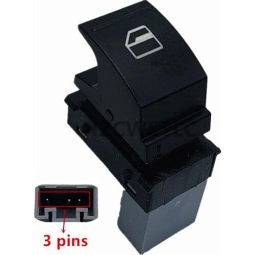Side Window Switch Control Button 1F0 959 855 For VW Jetta Golf MK5 Plus Touareg Passat Touran Tiguan Sharan Seat Leon Polo 6R