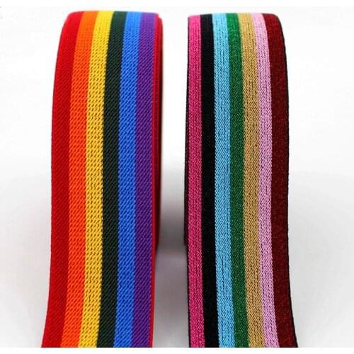 5cm Lace Elastic Bands Black White Net Webbing Rubber Waist Band 50mm DIY Craft Supply For Bag Underwear Skirt Pants Accessory