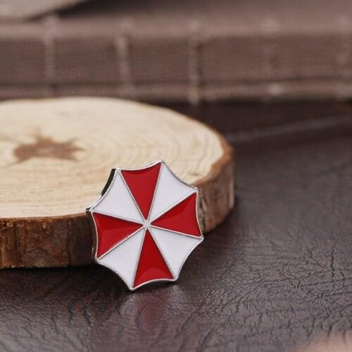Residents Evils umbrella badge metal sign symbol pin brooch for women men collar bage bag decoration fashion pin brooch jewelry