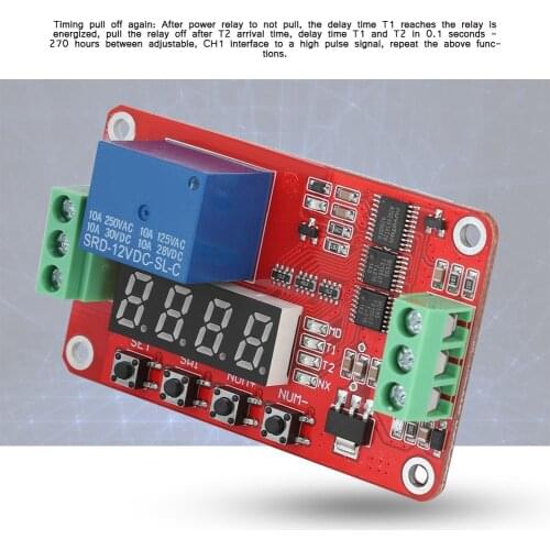 Multifunction FRM01 Relay Module Infinite Loop Timing Self-lock Relay Cycle Timer Module Automation Delay