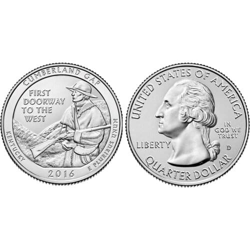 U.S. National Park Coin. No. 32. Canberra Canyon National Historical Park 2016 100% Real Unc Genuine Original Coins