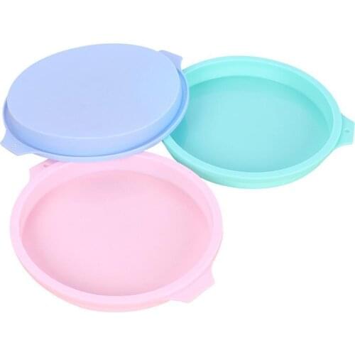 DIY Silicone Layered Cake Round Shape Mold Kitchen Baking Mousse Bakeware Pan Tools Moulds Cake DIY Desserts Baking Mold Z0F2