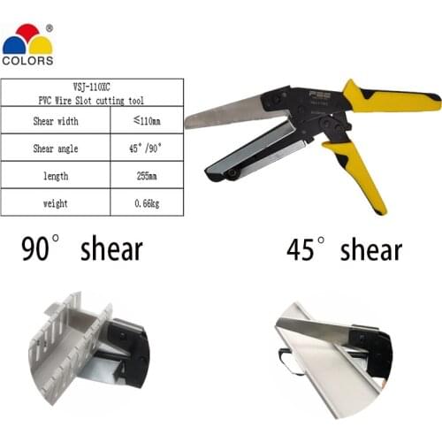 Vsj 45/90-110 xc Peel Relay Scissors Polygonal Miter Wire Pipe Cutter PVC PE PPR Plastic Pipe Cutter