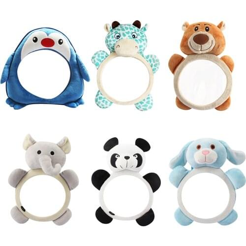 Baby Rear Facing Mirrors Adjustable Cute Car Baby Mirror Safety Car Back Seat View Mirror Baby Mirrors for Kids Child Toddler