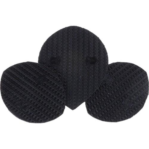 1 Pair Anti-Slip Black Hard-Wearing Mat Soles Pads Sticker Mens Self-Adhesive DIY Stick On Shoes Sole for kitchen 3 Sizes