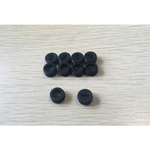 10 Pcs Black Male Thread 12.7mm Diameter Carbon Brush Holder Caps