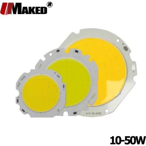 10pc LED COB 10 15 20 24 30 40 50W 4032 6042 7660 Size Ra75 110lm/w Current 300mA 3000-4000-6000K San An Chip Light Bead Source