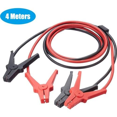 2Pcs 1000A 25㎡ 4M Jumper Cables Car Power Booster Emergency Charge Battery Cable Car Battery Jumper Booster Line Copper Wire