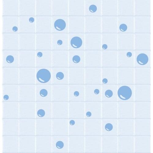 29 BUBBLES BATHROOM SHOWER ROOM WALL STICKERS BUBBLE REMOVABLE VINYL DECALS 20 COLOURS AVAILABLE