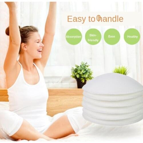 6pcs/set Baby Feeding Breast Pad Washable Nursing Pad Soft Absorbent Reusable Nursing Anti-overflow Maternity Nursing Pad