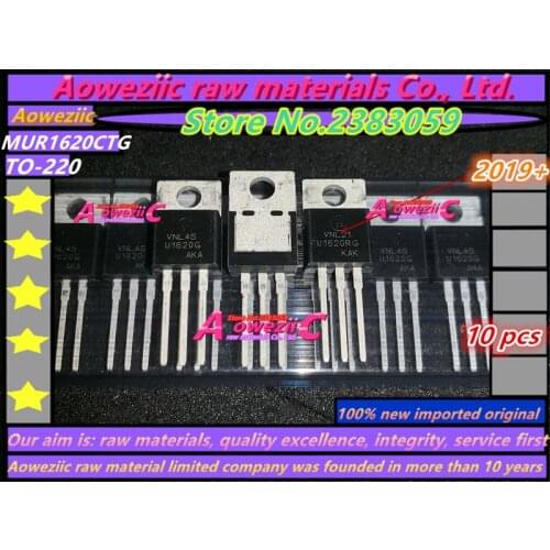 Aoweziic 2019+ 100% new imported original MUR1620CTG U1620G TO-220 fast recovery diode 200V 16A