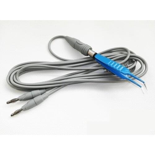 High-pressure bipolar electrocoagulation forceps high-frequency fine coagulation surgery hemostatic silver forceps