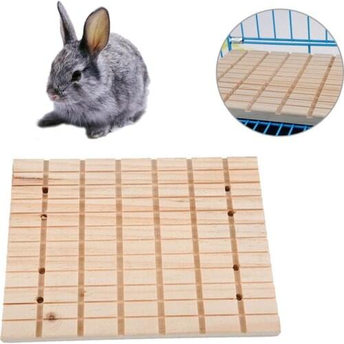 Pet Hamster Rabbit Wooden Claws Scratching Board Squirrel Play Toy Cage Ornament Easy To Install