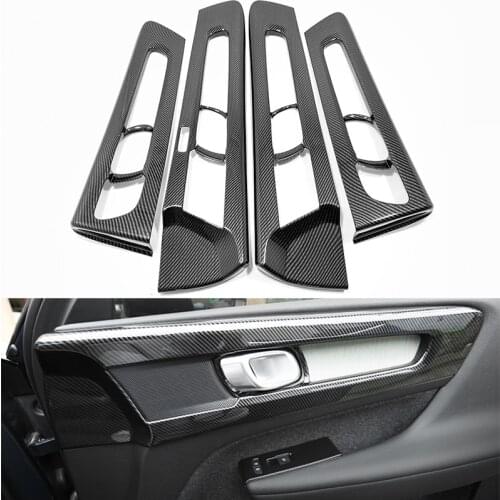 For Volvo XC40 2019 2020 2021 ABS Car Styling Door Handle Bowl Cover Covers Interior Decoration Car Styling Accessories