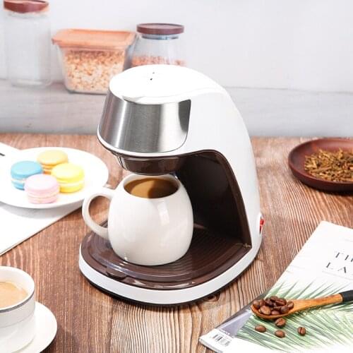 Home Office Special American Coffee Machine Automatic Dripping Coffee Maker Brew Tea Coffee Powder Free Ceramic Coffee Cup