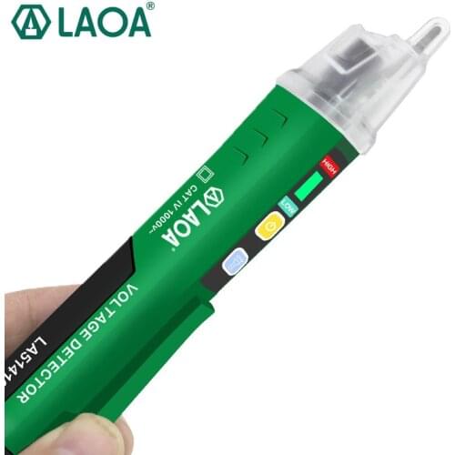 LAOA High quality Multifunction Electric Pen Tester CAT VIT 1000V Voltage Meter Induction Probe Pen Test Voltage Detector Test