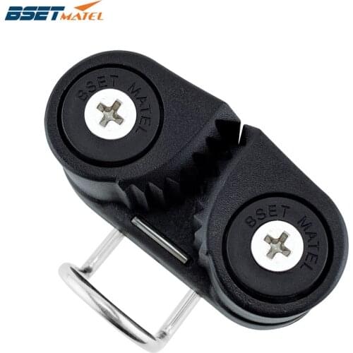 Composite 2 Row Matic Ball Bearing Cam Cleat with leading Ring Pilates Equipment Boat Fast Entry Rope Wire Fairlead sailboat