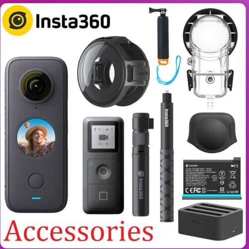 Insta360 ONE X2 Lens Cap / Lens Guard / Charger / Mic Adapter / Dive Case / Carry Case Origianl Accessories For One X 2