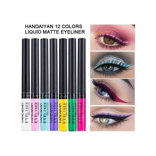 HANDAIYAN Matte Eyeliner Liquid Imitation Water 12 Packs