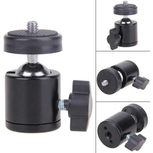 Mini Three Hundred And Sixty Degrees Mobile Phone For DSLR Camera Stand Tripod 1/4 Screw Mount Ball Head Tripod Heads Platform