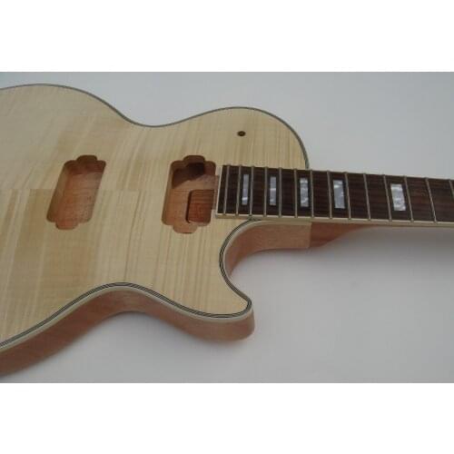 New 1 Piece unfinished guitar -----including guitar neck and guitar body set