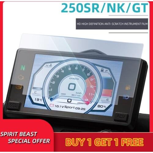 Spirit Beast Motorcycle speedometer Scratch Protection Film Dashboard Screen Instrument Film For CFMOTO 250SR 250NK 400GT 650GT