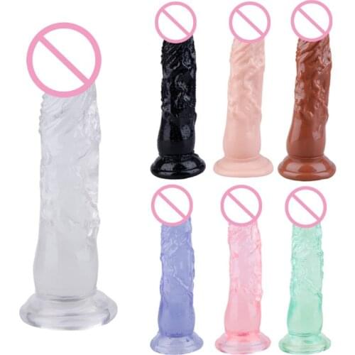 50LF Realistic Suction Cup Dildo Simulation Penile G Spot Stimulation Sex Toy