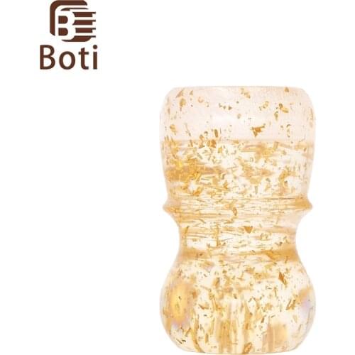 Boti Brush-Shaving Product Gold Leaf Classic Series Resin Handle Handmade Beard Brush Professional Shaving Tool Gifts For Men