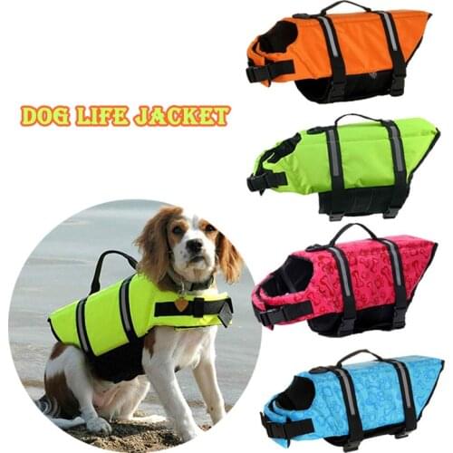 Dog Swimming Vest Life Jacket Clothes Ropa Perro De Para Harness Pet Roupa Dogs Zwemvest Hond Grande Vests For Summer Costume