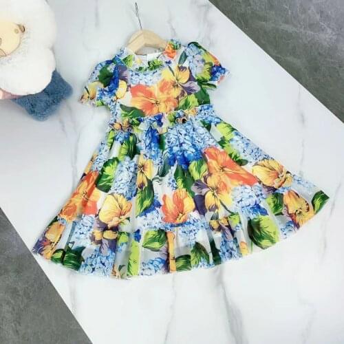 Летние платья для девочек ZDZOE China At AliExpress