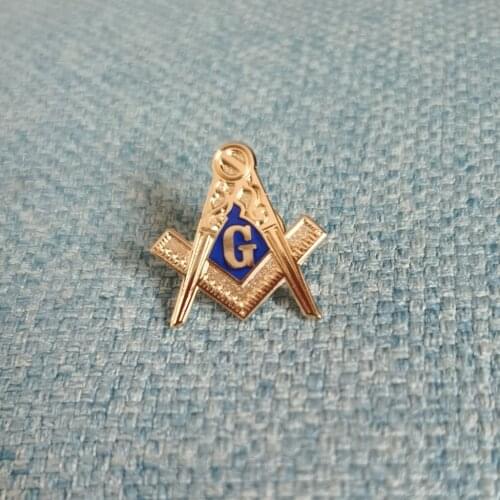 1" masonic mason freemasonry Lapel Pin badge