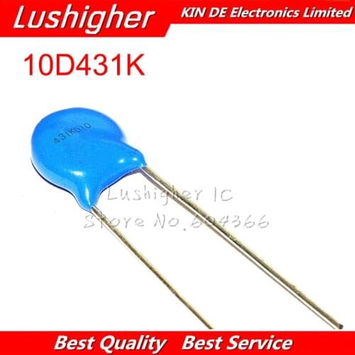 10pcs Varistor 10D431K 430V Piezoresistor 10D431