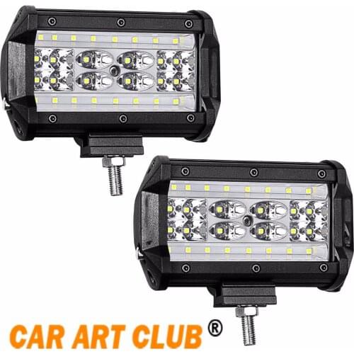 5 inch 84 W Side Luminous Led Work Light Car Driving Lamp Offroad Light Bar Combo For 4x4 Trucks Off-road Vehicles Led Bar