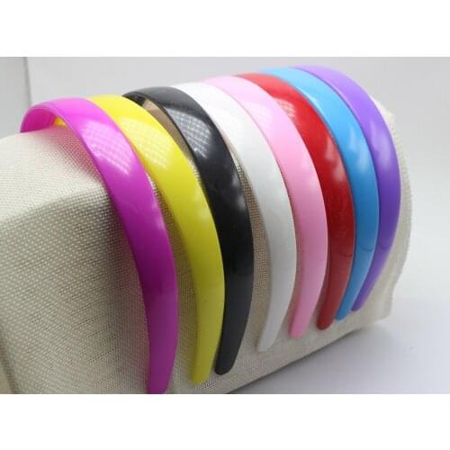 6 Pcs Plastic Wide Alice Hair Band Headbands 20mm(3/4") Hair Accessories