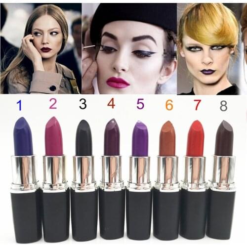 8 color Makeup Sexy Vampire Matte Lipstick Waterproof Long Lasting Silky For Lips Women’s Professional Cosmetics