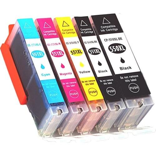 YOUNGINK PGI550 Ink Cartridge for Canon PGI 550 XL PIXMA IP7250 MG5450 MX925 MG5550 MG6450 MG5650 MG6650 IX6850 MX725 Printer