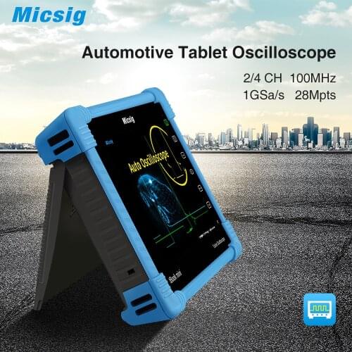Micsig Digital Touchpanel Oscilloscope 100MHz ATO1104 4 Channels 1 GSa/s 8-bit